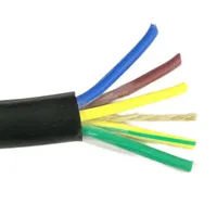 Câble de commande blindé WDZ-KYJY 300/500V, fil de cuivre, conducteur en cuivre tressé, isolation XLPE, gaine en PVC, ISO CE CCC RoHS VDE