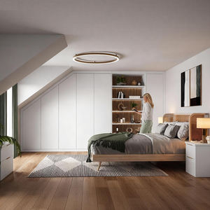 BALOM Armoire sur mesure moderne haut de gamme pour chambre à coucher, meuble de rangement modulaire en bois, placards et armoires intégrés - Product Image 4