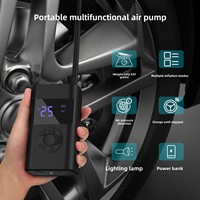 Tire Inflator Portable 25 Cylinder Smart Air Compressor Auto Fast Inflation Pump for Car Motorcycle Bicycle