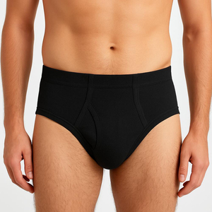 Wholesale Comfortable <b>Men's</b> Casual <b>Underwear</b> in Plain Color Breathable Top Quality <b>Men</b> <b>Underwear</b> with Customizable Design - Product Image 1