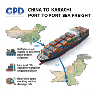 Service de logistique transfrontalière professionnelle de conteneurs, fret maritime de la Chine au port de Surabaya