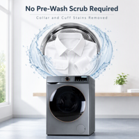 Lave-linge à chargement frontal 10 kg avec technologie Inverter, entièrement automatique, stérilisation à la vapeur, pour usage domestique et commercial