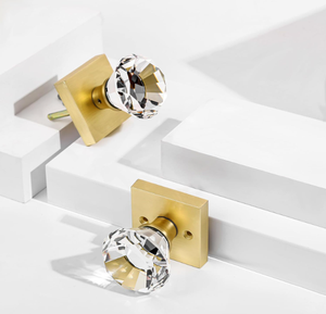 Zinc Alloy Durable Polished Key Locking <strong>Door</strong> <strong>Knobs</strong> with Brass Cylinder for Iron <strong>Doors</strong> for <strong>Closet</strong> and Hallway - Product Image 2