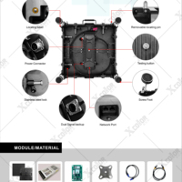 LED-Tanzboden Magnetmodul P2.5 P2.6 Bühnen-DJ-Bodendisplay Gehärtetes Glas LED-Panel IP65 Wasserdicht Hohe Helligkeit