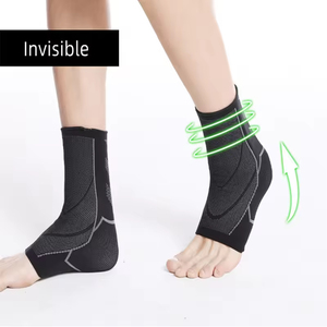 Morden Style Elastic Compression Foot Sleeve Plantar Fasciitis Seamless <b>Ankle</b> <b>Support</b> <b>Brace</b> and Socks - Product Image 4