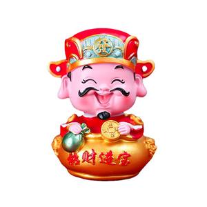 Adornos para el coche con diseño de <span class=keywords><strong>dios</strong></span> de la riqueza y la <span class=keywords><strong>paz</strong></span>, creativos, para enviar a amigos, regalos auspiciosos hechos a mano. - Product Image 5