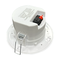 Mini haut-parleurs de plafond à impédance étanche 8ohm 3W puissance de sortie calandre en métal Type passif pour systèmes de sonorisation