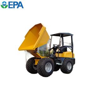Ma Imum Rotation Angle Rotation Mini Dumper Hydraulique Sur Chenilles En Caoutchouc Dumper Buggy Béton Dumper - Product Image 1