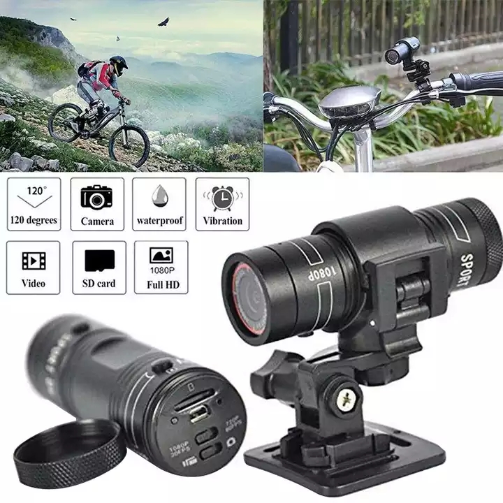 SAL Caméra sportive HD 1080P pour casque de vélo et moto 7298415388827