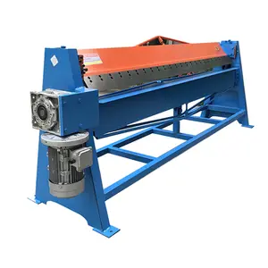 Factory sale electric metal folding machine GI sheet folding machine with length 1300mm 1500mm 2000mm folding machine