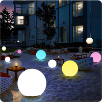 Factory <strong>Best</strong> <strong>Sell</strong> Multi Sizes Pe Outdoor Solar Garden Ball Lights Eco-friendly Waterproof Rgb for Party Events Decorative Lights
