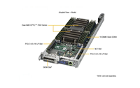 Serveur Big Twin Supermicro As-2124BT-HTR -2124BT-HNTR SYS-2029BT-HNR SYS-2029BT-HTR Rack Bigtwin avec processeur Intel en stock