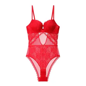 Picardías Sexy de fábrica para mujer, ropa interior transparente, mono romántico, servicio OEM