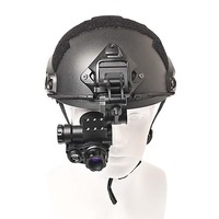 Monokuler Penglihatan Malam Digital Portabel NVG10 Layar 11 inci Resolusi 1920x1080 Zoom 1x-3x untuk Kacamata Penglihatan Malam yang Dipasang di Kepala