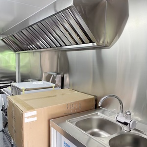 Carrito de moda, camión de comida plegable con equipo de cocina completo, barra móvil, remolques, carros a la venta a bajo precio - Product Image 5