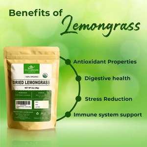 Hierba Limón Seca Orgánica de Primera Calidad, Calidad Sostenible, Color Verde Claro Amarillo Pálido - Product Image 3