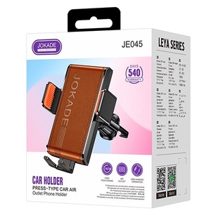 Soporte Universal para Teléfono Celular Jokade para Rejilla de Ventilación de Auto, Color Marrón - Product Image 5