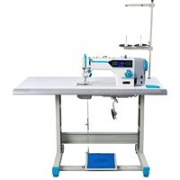 FH5550 8500 8700 Meilleure machine à coudre industrielle électronique à point noué haute vitesse pour vêtements, utilisée pour le tissu