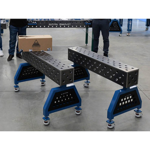 Steelexpert trestle gpph เชื่อมขาตั้งมีล้อหนา25มม. รู28มม. ในตารางแนวทแยง - Product Image 2