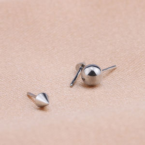 Pendiente de titanio F136 con diseño de cono sin rosca, tipo push-pin, para labio, oreja o cuerpo, joyería de moda, regalo. - Product Image 4