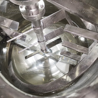 Vente flash : Machine à émulsionner sous vide à levage hydraulique 300L pour crème, lotion, shampoing