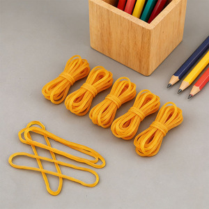 Büyük Sarı Lastik Bantlar Yüksek Esneklikte Gerdirilebilir Doğal Kauçuk Halkalar Durian Sebzeleri Nakit Paketleme İçin - Product Image 4