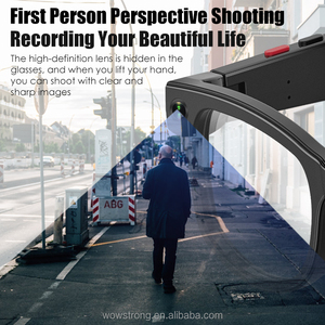 แว่นตาอัจฉริยะ AI รุ่นที่ดีที่สุดปี 2025 กล้องคู่ แปลภาษาแบบเรียลไทม์ <span class=keywords><strong>โทร</strong></span>แบบแฮนด์<span class=keywords><strong>ฟรี</strong></span> ตัดเสียงรบกวน 5MP ถ่ายโอนข้อมูลผ่าน WIFI หน่วยความจำ 32GB - Product Image 5