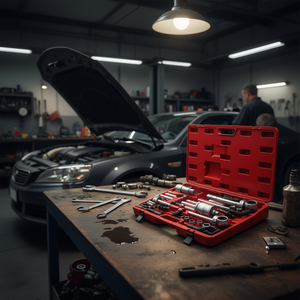 Kit d'outils pneumatiques en acier pour extracteur d'injecteurs de camions et voitures, 40 pièces, avec marteau à inertie et adaptateur pour démontage de buses D0100HP39GA - Product Image 5