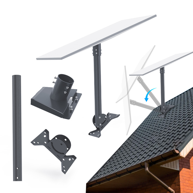 Starlink Gen 3 Wall Roof Mount Pipe Adapter Mounting Flat Pole Mounted Kit V3 Accessories Adjustable Bracket Antenna