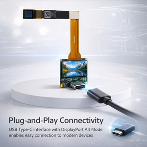 0,49-Zoll 1920*1080 Micro OLED Display-Modul mit Type-C-Schnittstelle für VR/AR-Anwendungen - Product Image 4