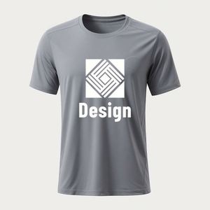 Custom Logo Mens T-Shirts Dry Fit Work Shirts Athletic Construction Outdoor Activewear for Men - Product Image 4