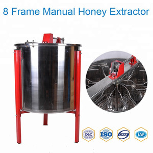 Extractor de Miel Manual de Acero Inoxidable de 8 Cuadros, Centrífuga de Miel para Apicultura - Product Image 5
