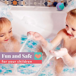 Bombes de bain bio de luxe faites à la main végétalien relaxant SPA hydratant riche en bulles enfants de marque privée coffret cadeau - Product Image 6