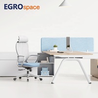 Chaise de bureau ergonomique pivotante en maille EGROspace pour réunions de direction, avec roulettes et design de mobilier de direction