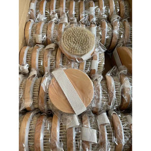 Set di Spazzole per il Corpo <span class=keywords><strong>in</strong></span> Bambù OEM per Donne, Strumento Esfoliante <span class=keywords><strong>Naturale</strong></span> per il Bagno, Scrubber per il Viso e <span class=keywords><strong>la</strong></span> <span class=keywords><strong>Doccia</strong></span> - Product Image 6