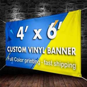 Impresión de Pancartas de Vinilo para Exteriores, Personalizadas de Fábrica, Portátiles, Impermeables, con Múltiples Marcas, para Cumpleaños, Eventos, Publicidad Comercial - Product Image 2