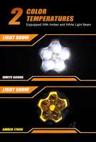 Luz LED Universal para SUV de 6.5 Pulgadas, DRL, Foco LED Externo, Luces de Trabajo LED para Auto, Camioneta Todoterreno, para Jeep 4x4