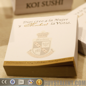 Professionale personalizzato stampato disegno riservato promozionale di carta scuola società sticky note book pad con voi logo - Product Image 2