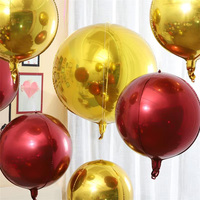 Ballons gonflables argentés et dorés de 50, 60, 70 pouces en gros pour décorations de mariage et de fête d'anniversaire, grands ballons en aluminium 4D réutilisables