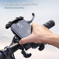 SUNNUO nouvelle compatibilité cyclisme tout-terrain Protection complète en caoutchouc téléphone Clip de verrouillage support pour téléphone portable