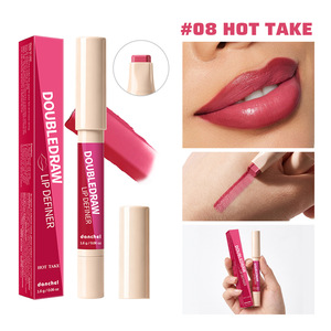 Rossetto e Matita per <span class=keywords><strong>Labbra</strong></span> 2-in-1 per Definire le Tue <span class=keywords><strong>Labbra</strong></span>, Facile da Applicare con Finitura Vellutata Opaca, Penna per Trucco <span class=keywords><strong>Labbra</strong></span> a Doppia Punta - Product Image 2