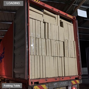 5ft Vòng gấp trong một nửa sân cổ điển tiệc tổ chức sự kiện bên bàn ăn với chân kim loại mạnh mẽ - Product Image 6