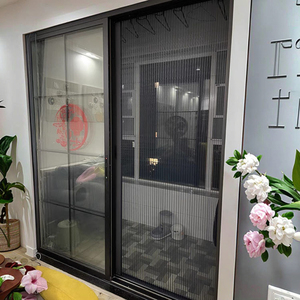 Fiberglass CustomHot Sale Products Plisse Profil Retractable Door Fly <strong>Roll</strong> Screen Door <strong>Mosquito</strong> <strong>Net</strong> - Product Image 5