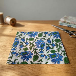 Tela de Algodón Suave con Estampado Floral Morado de Alta Calidad, Nueva Llegada, Venta al por Mayor, Estampado a Mano para Camisas y Bolsos - Product Image 2