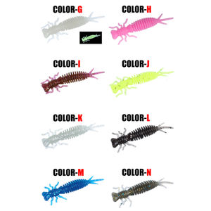 Pequeña Larva libélula insecto cebo Ninfa mosca Damselfly para <span class=keywords><strong>trucha</strong></span> perca lubina Pan pez Señuelos de Pesca suaves - Product Image 5