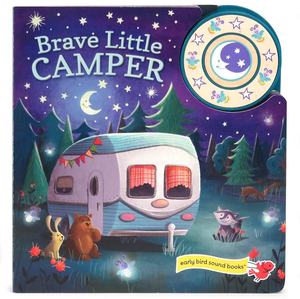 Petit Campingur courageux : livre audio interactif pour apprendre les sons de la nature nocturne, aventure en camping, livre éducatif pour enfants, 20 cm - Product Image 1