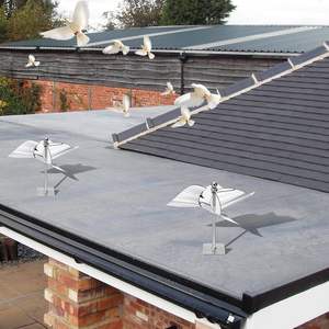 Moulin à vent réfléchissant dissuasion pour oiseaux dissuasion pour oiseaux rotatifs dissuasion pour oiseaux tout temps - Product Image 2