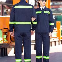 Vêtements de travail unisexe personnalisé uniforme de nettoyage à manches longues genouillères combinaison respirant coton imprimé à la main pour les travailleuses