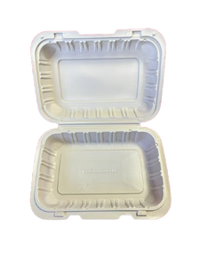 Contenitore per Microonde Whehcon 9 X 6 Bianco Serie PP MFPP con Coperchio, 1 Scomparto, Design Minimalista, Scatola per Pranzo Usa e Getta - Product Image 3