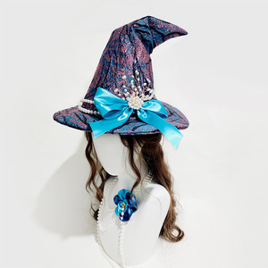 Sombrero de Bruja del Mar Profundo Luling Yaoyao, Talla Única, Accesorio de Disfraz para Cosplay con Temática Oceánica, Fiesta, Halloween - Product Image 3